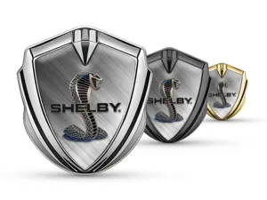 Shelby Emblema Metal Insignia Actual Acabado Excelso Tacto